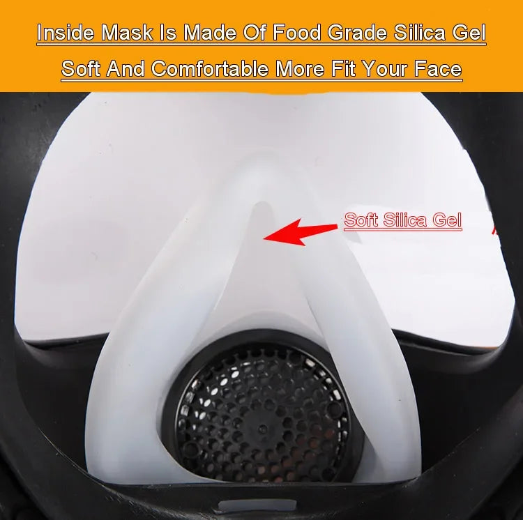 Nuclear Radiation Protection Full Face Mask