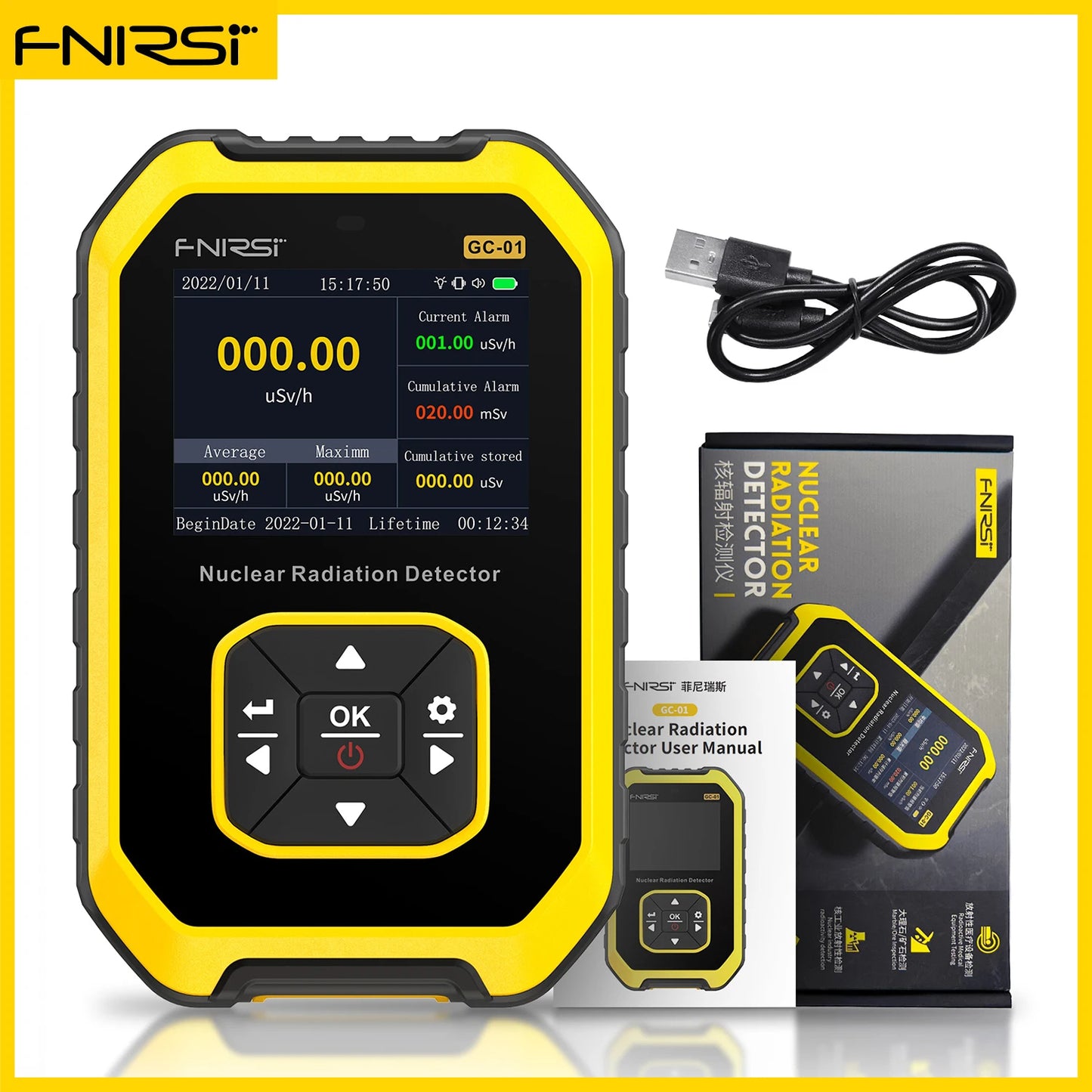 Geiger Counter Nuclear Radiation Detector