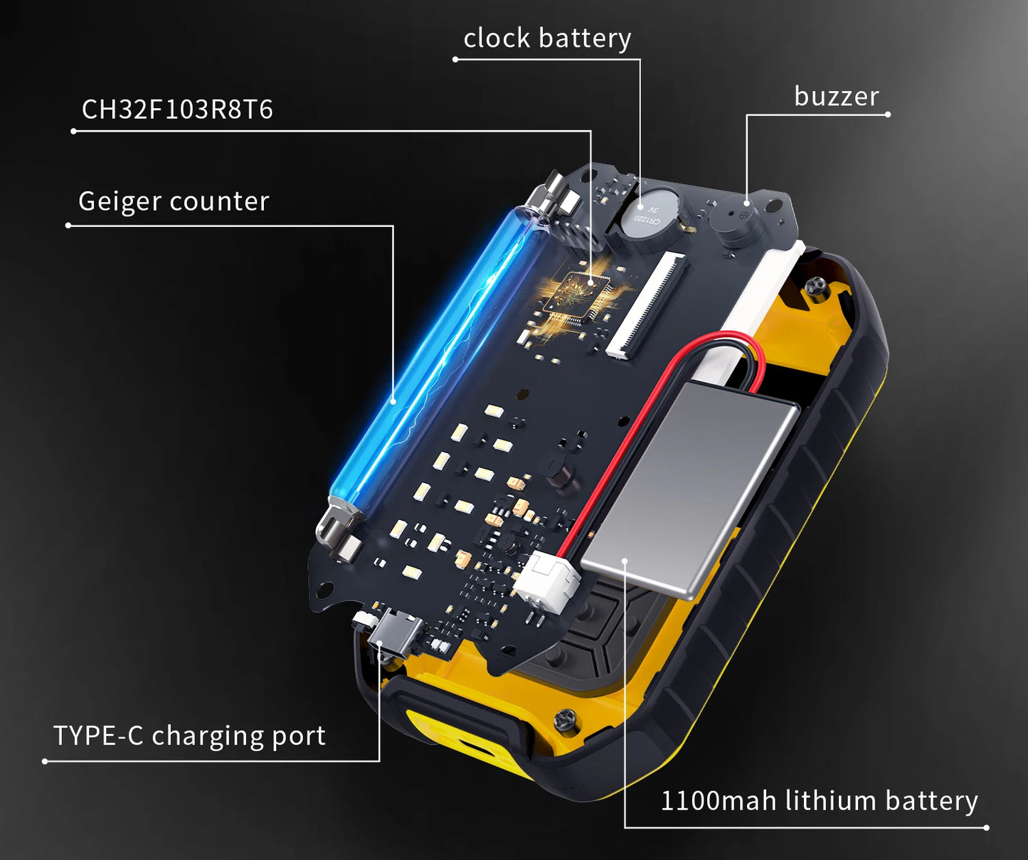 Geiger Counter Nuclear Radiation Detector