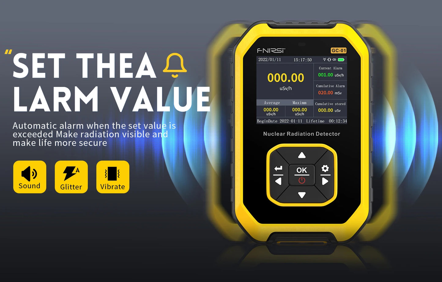 Geiger Counter Nuclear Radiation Detector