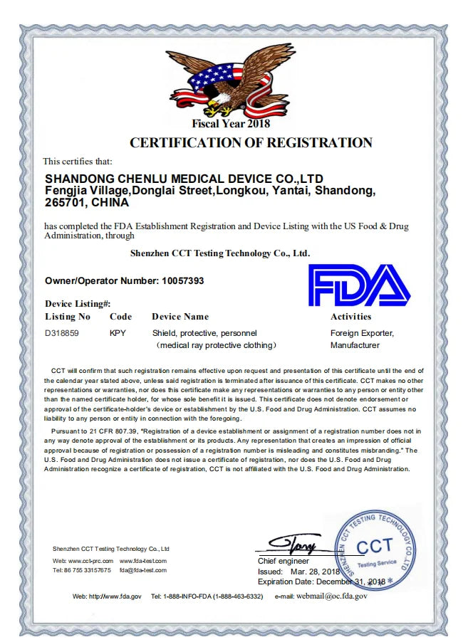 Nuclear Radiation Protective Thyroid Lead & Rubber Collar