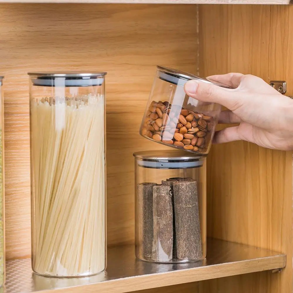 Glass Airtight Storage Jars