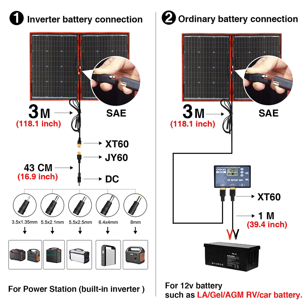 Flexible Black Solar Panels