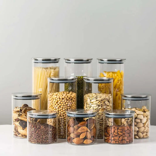 Glass Airtight Storage Jars