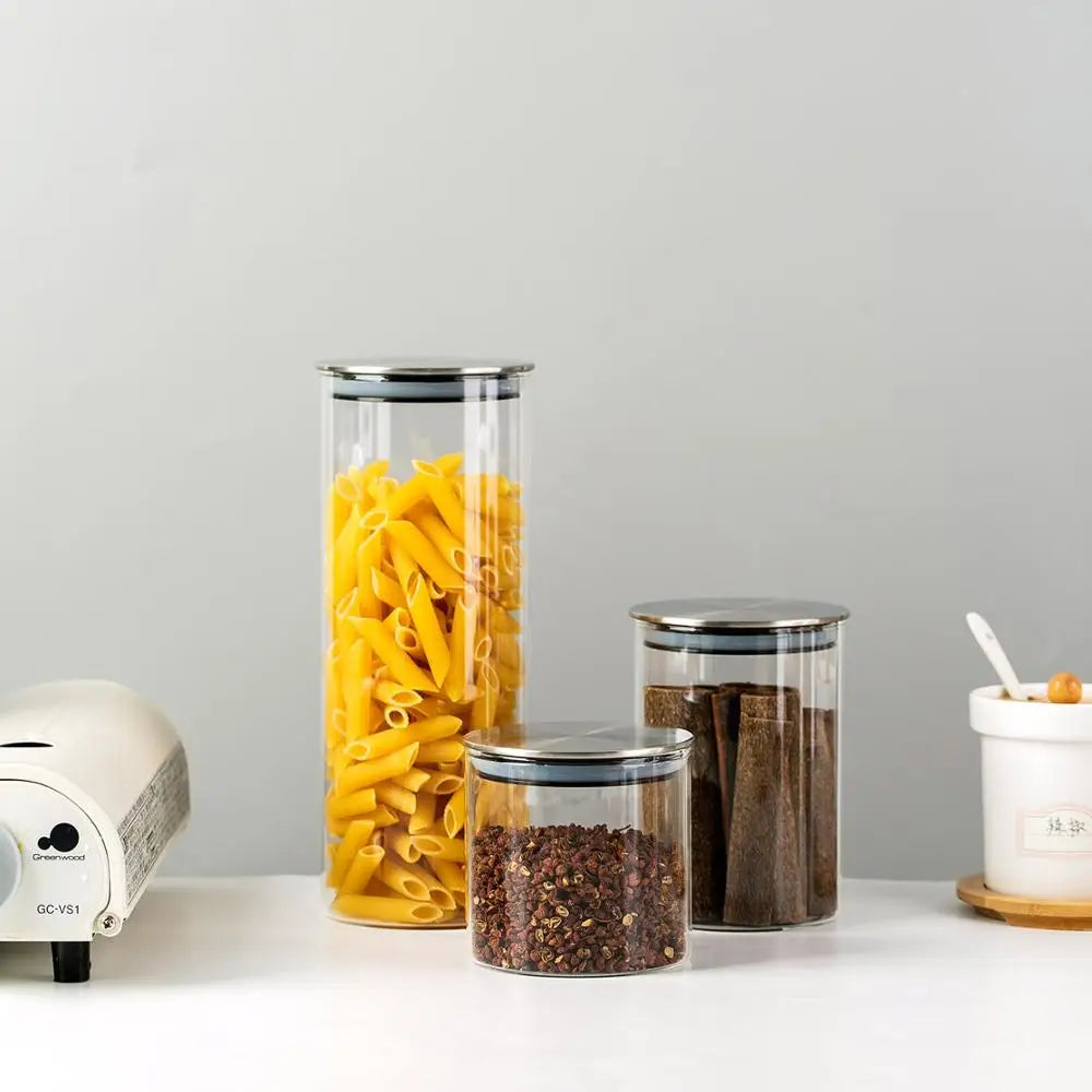 Glass Airtight Storage Jars