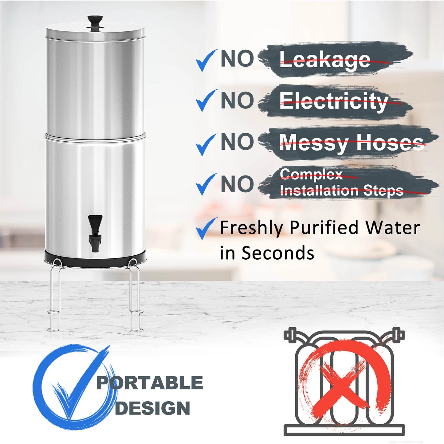 Gravity Water Filter System