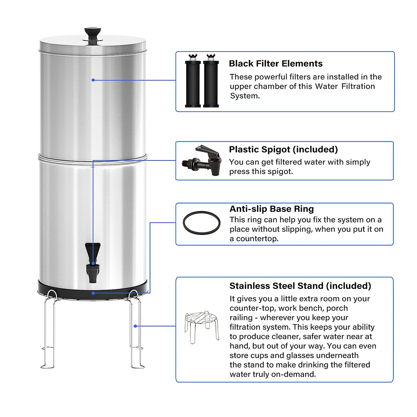 Gravity Water Filter System