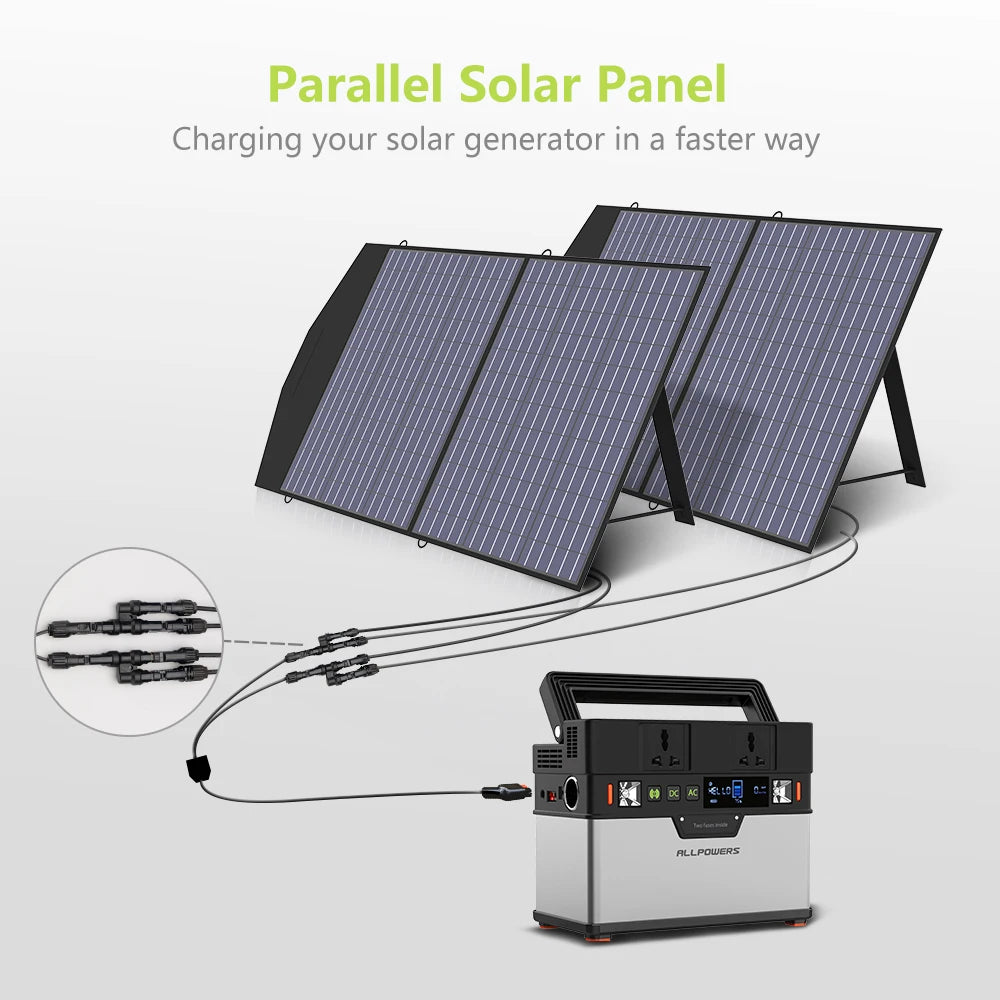 Foldable and Portable Solar Panel 100/200W