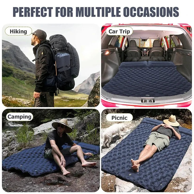 Double Mattress with Built-in Pillow