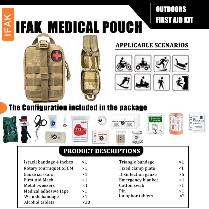 Military Tactical Kit First Aid Kit Bag