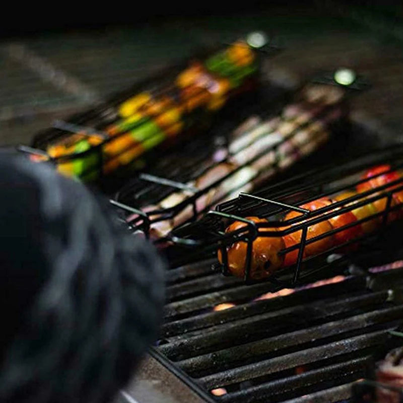 Barbecue Cage Skewer Grill Net