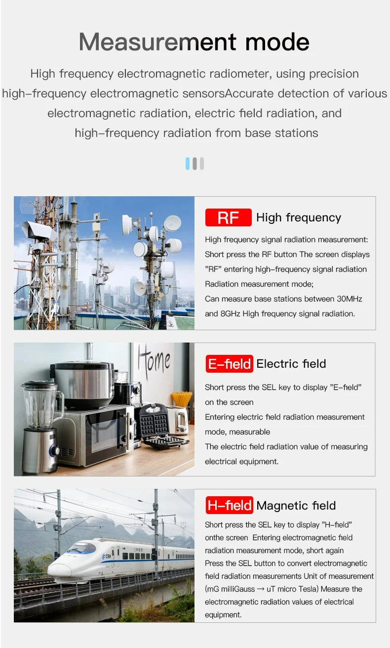 Electromagnetic Field Radiation Detector