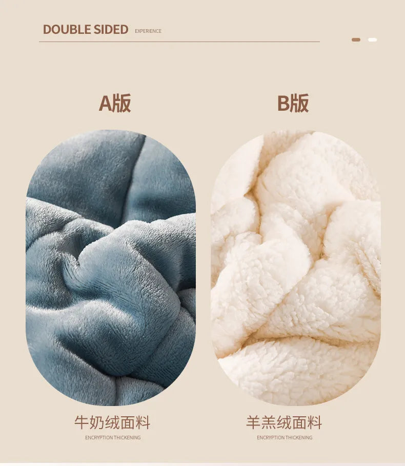 Thick Imitation Lamb Wool Blanket