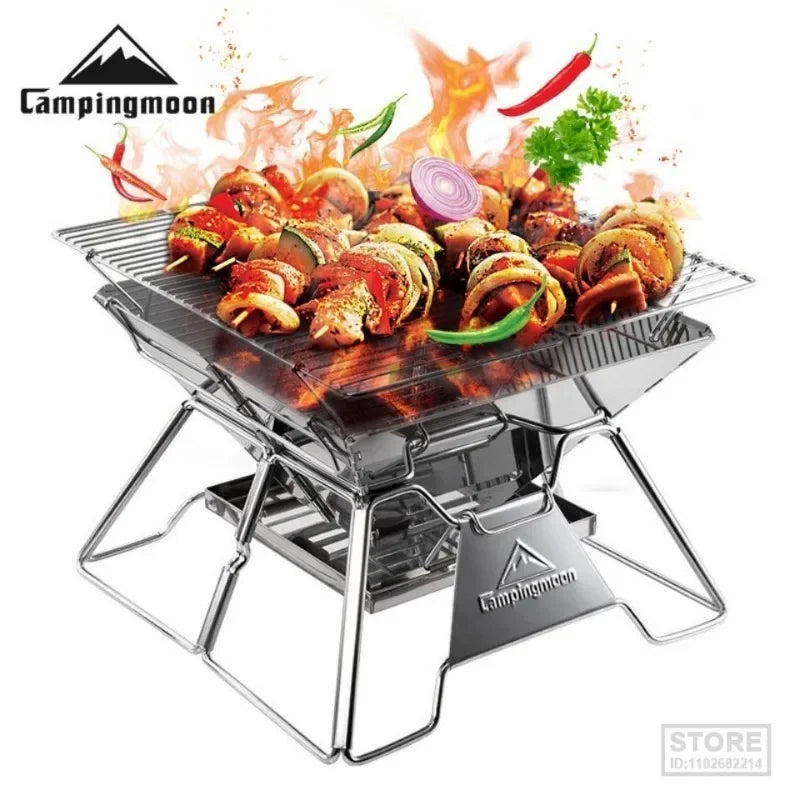 Stainless Steel Portable Camping Fire Pit