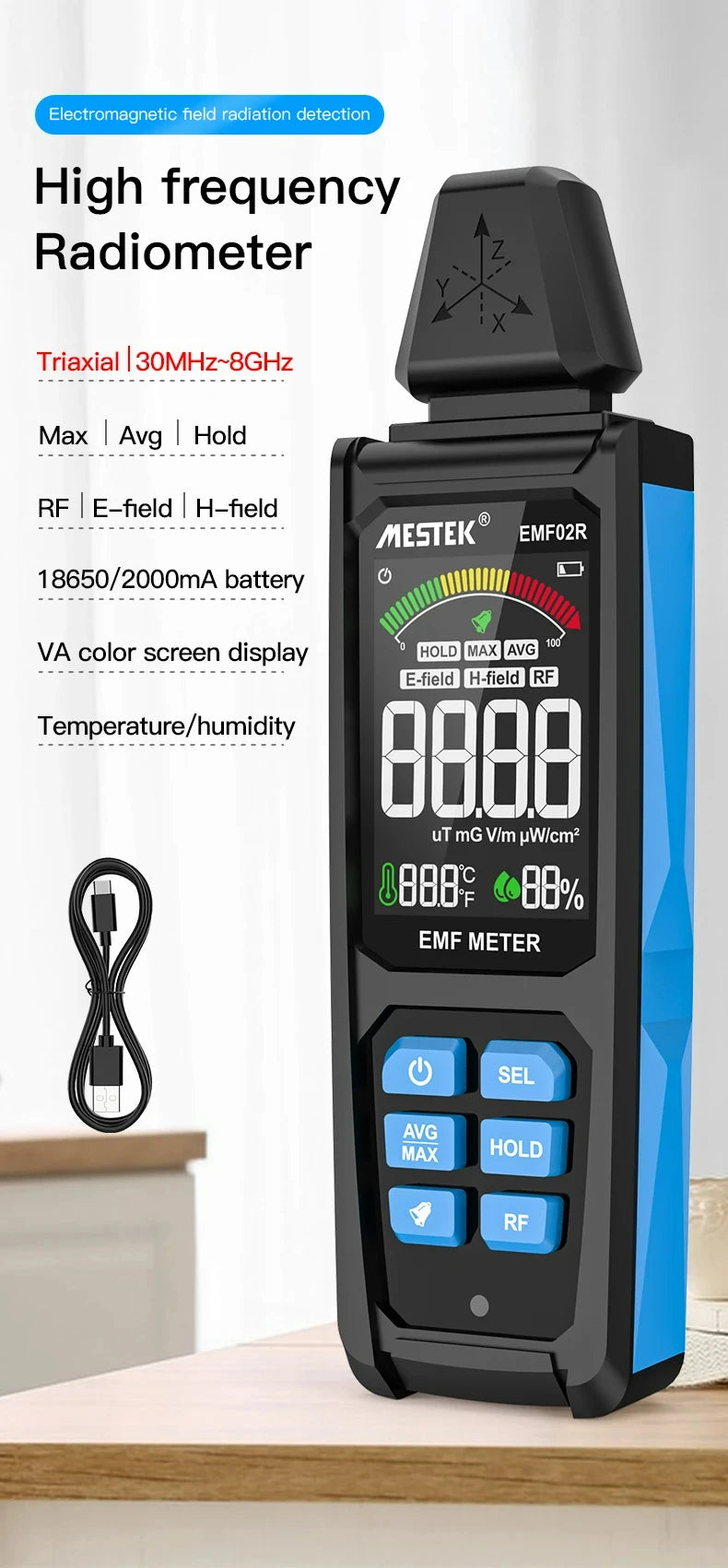 Electromagnetic Field Radiation Detector