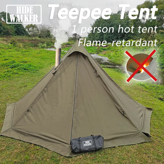 Flame-Proof Pyramid Tent