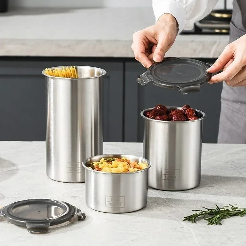 Stainless Airtight Containers for Food Storage