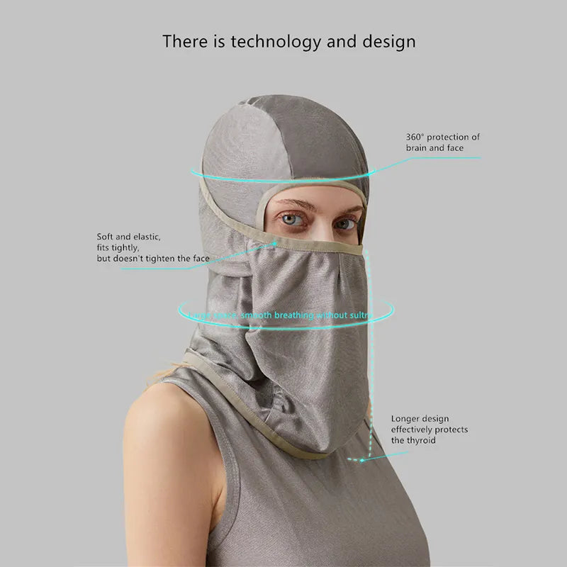 Electromagnetic Radiation Protection Face Mask