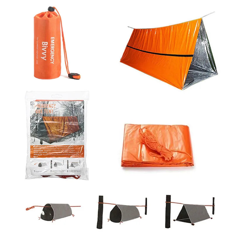 2 Person Emergency Shelter Bivy Survival Tent