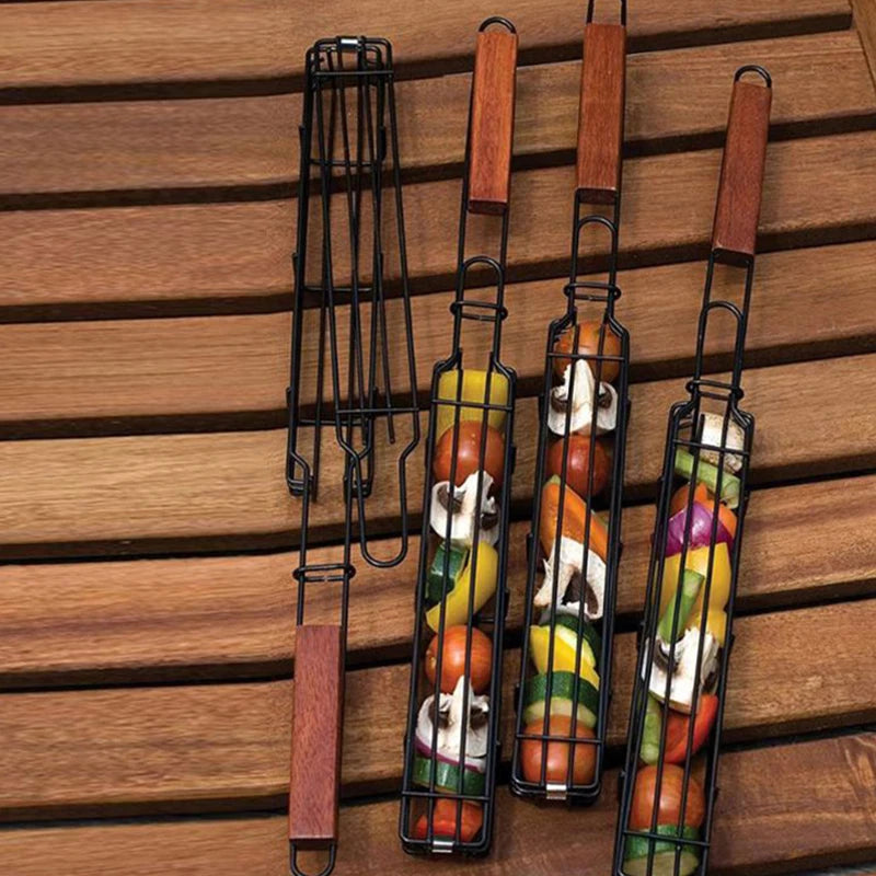 Barbecue Cage Skewer Grill Net