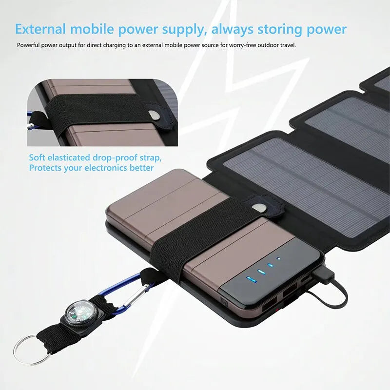 Outdoor Multifunctional Portable Solar Charging Panel