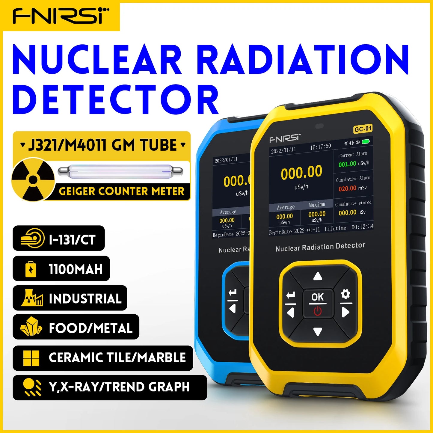 Geiger Counter Nuclear Radiation Detector