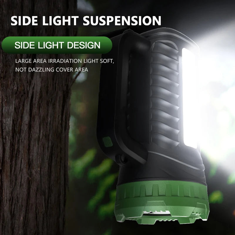 Powerful LED Searchlight Portable Rechargeable