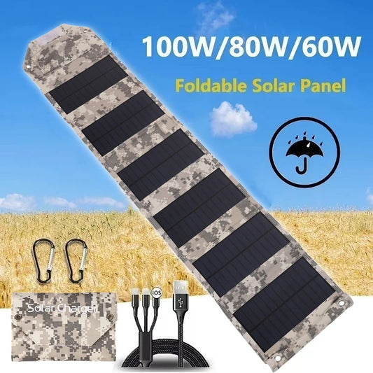 Foldable Solar Panel Portable Battery Charger