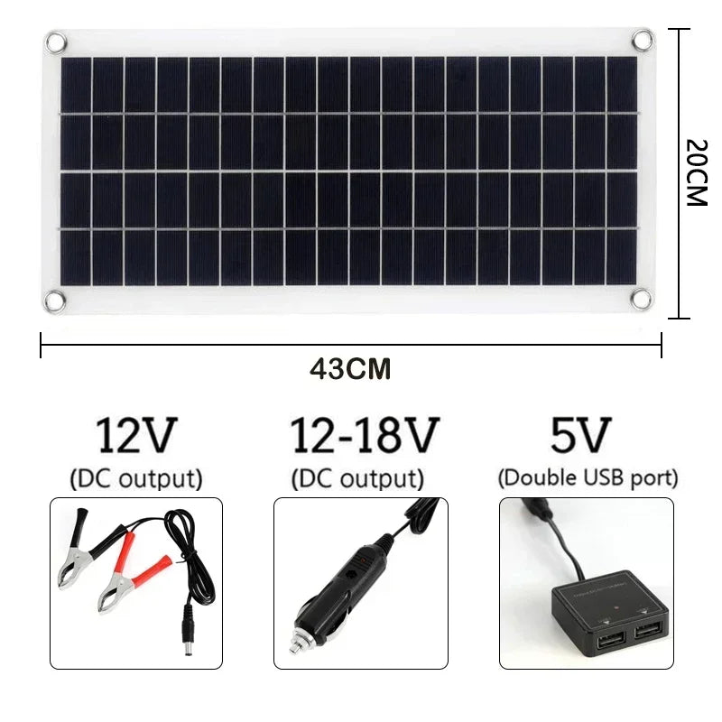 1000W Solar Panel 12V