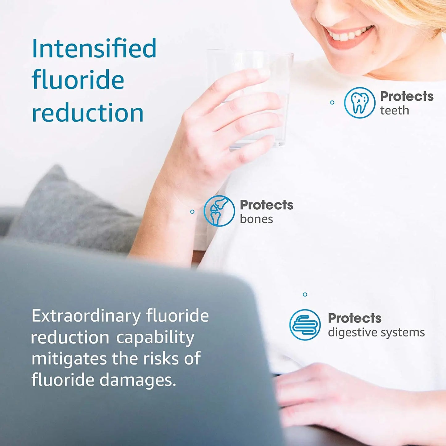 Fluoride Water Filter PF-2 Compatible with Black Berkey Gravity Water Filtering System