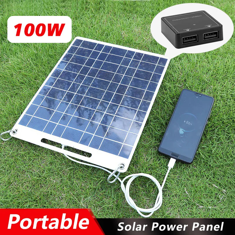 100W Solar Plate 5V Solar Power Panel