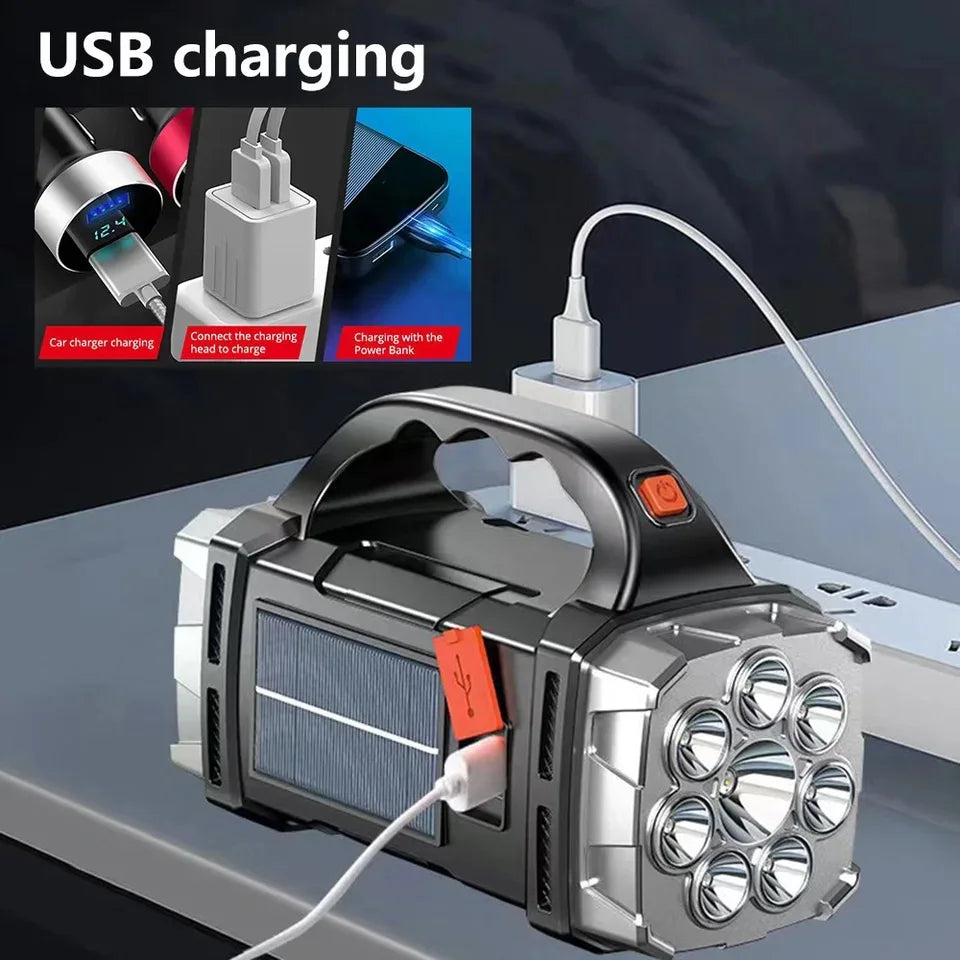 Solar Rechargeable Portable Hand Lamp