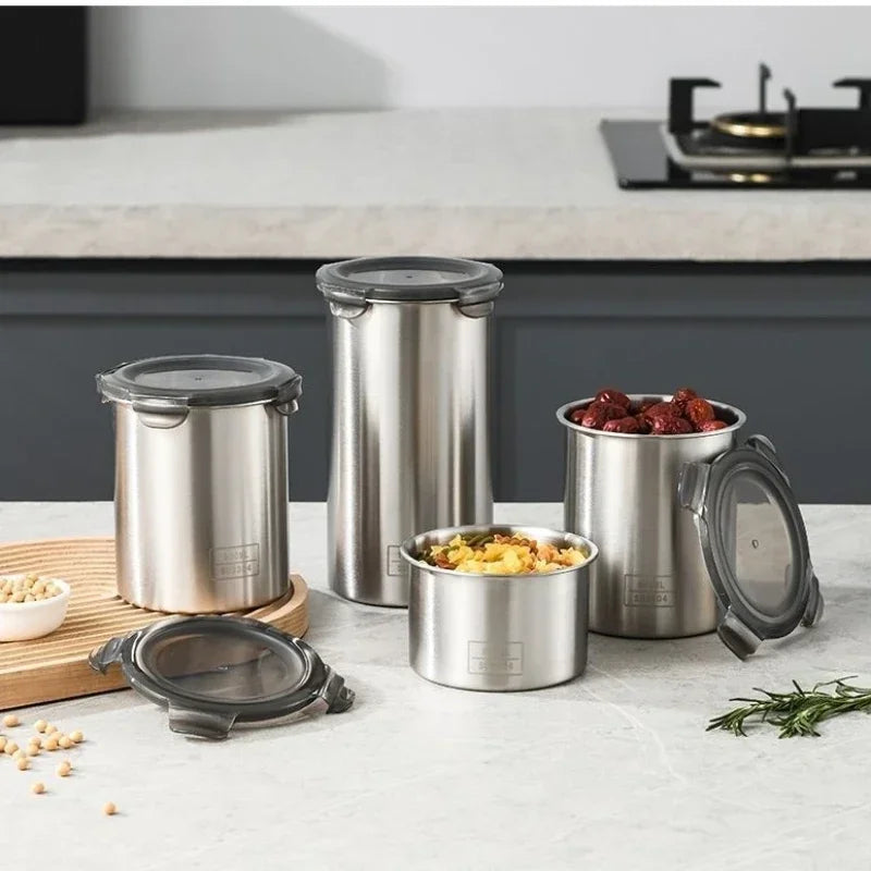 Stainless Airtight Containers for Food Storage