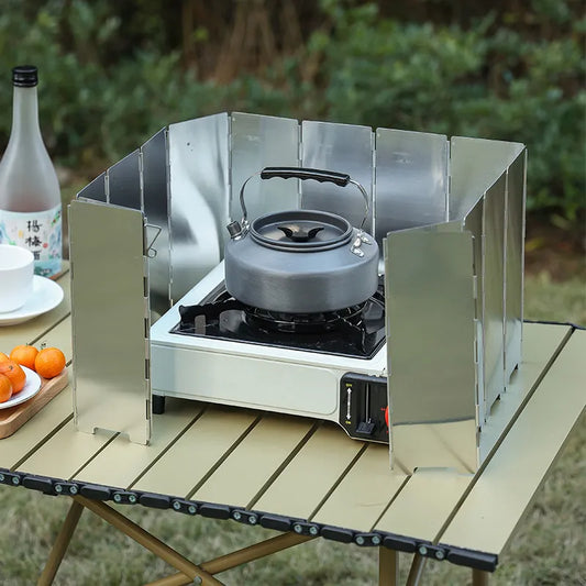 Gas Stove With Wind Shield
