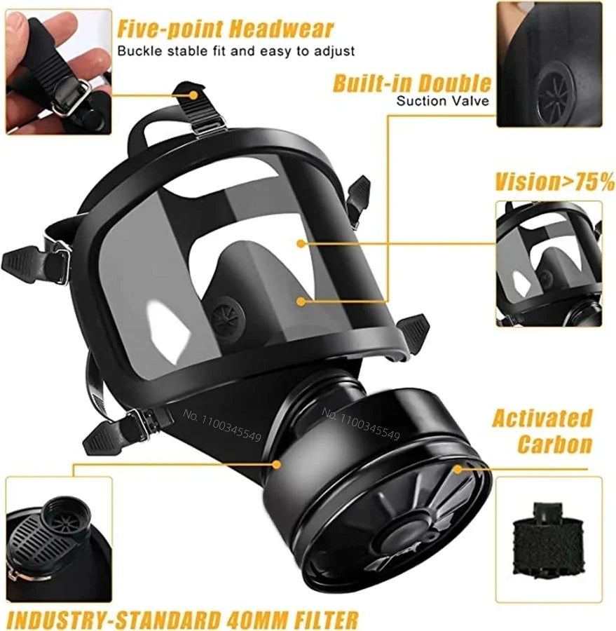 Full Face Nuclear Protection Gas Mask