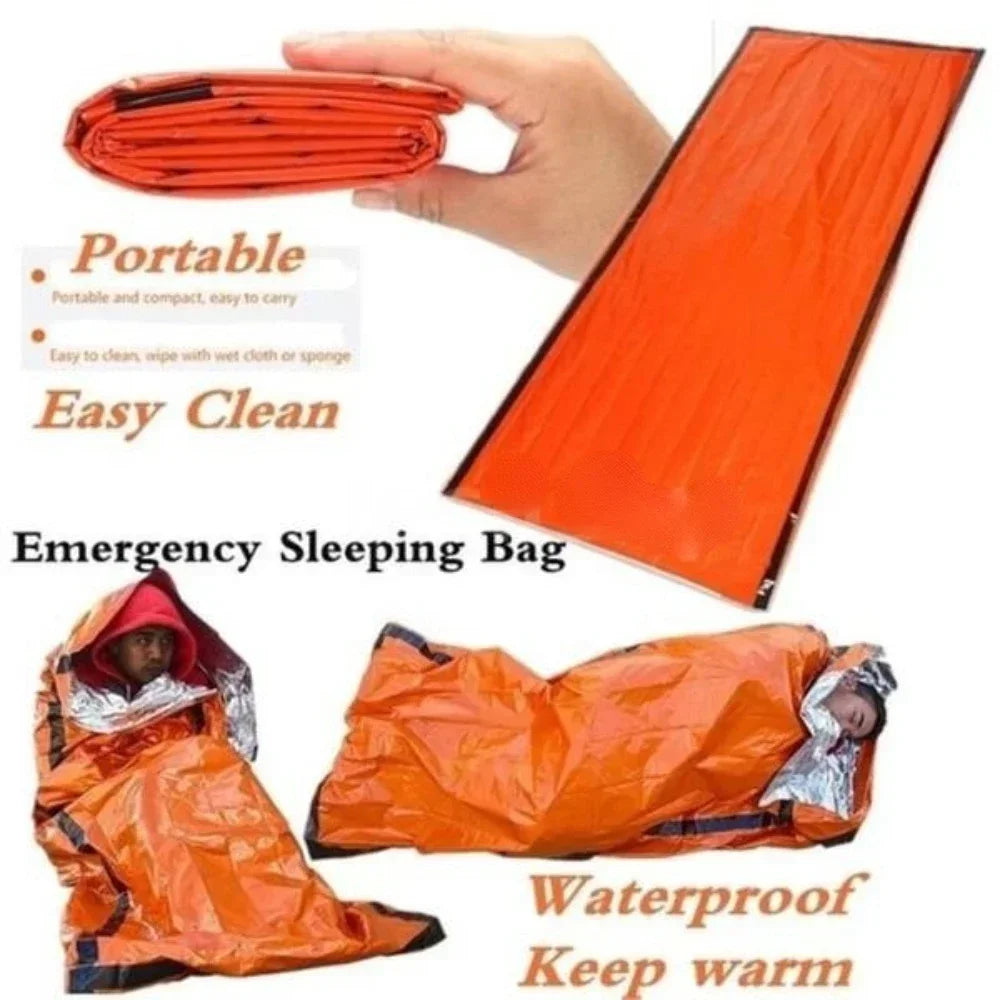 Wilderness survival insulation blanket