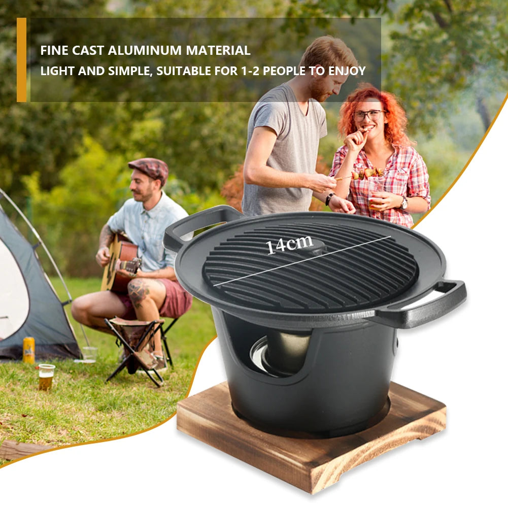 Mini Alcohol Stove BBQ Grill