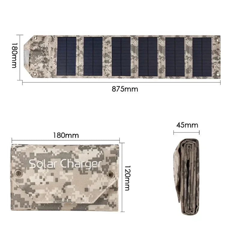 Foldable Solar Panel Portable Battery Charger