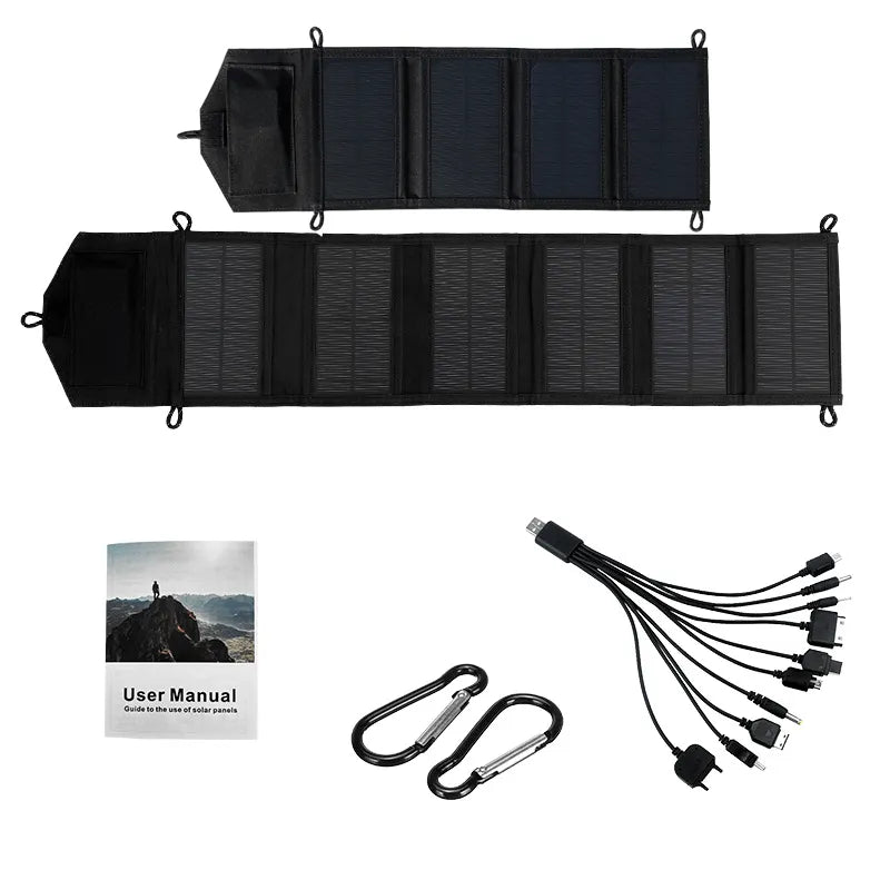 500W Folding Travel Solar Panel USB