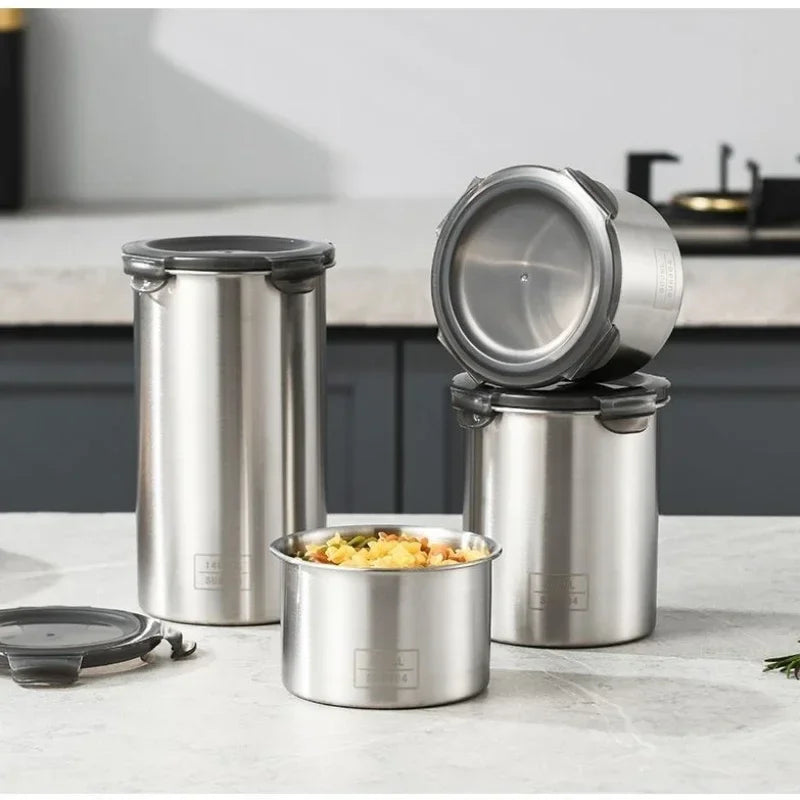 Stainless Airtight Containers for Food Storage