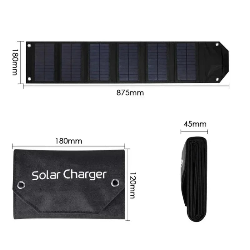 Foldable Solar Panel Portable Battery Charger