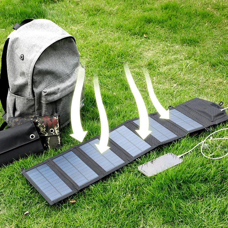 500W Folding Travel Solar Panel USB