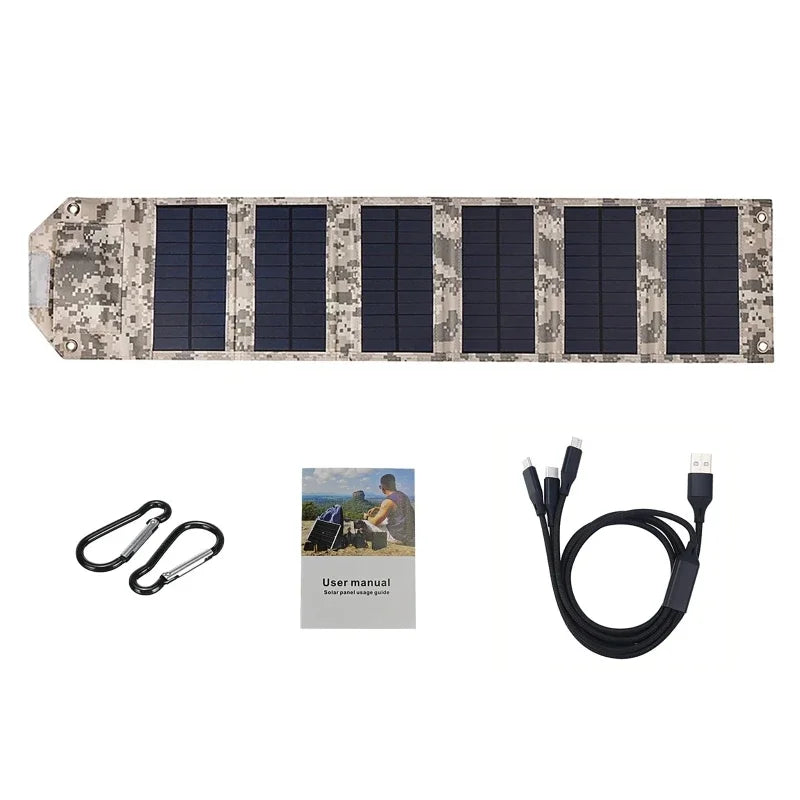 Foldable Solar Panel Portable Battery Charger