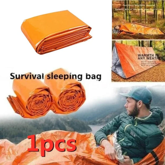Wilderness survival insulation blanket