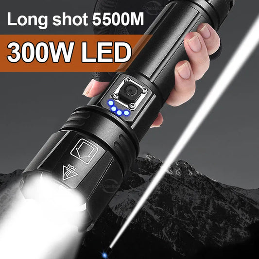 Powerful LED Rechargeable Flashlight