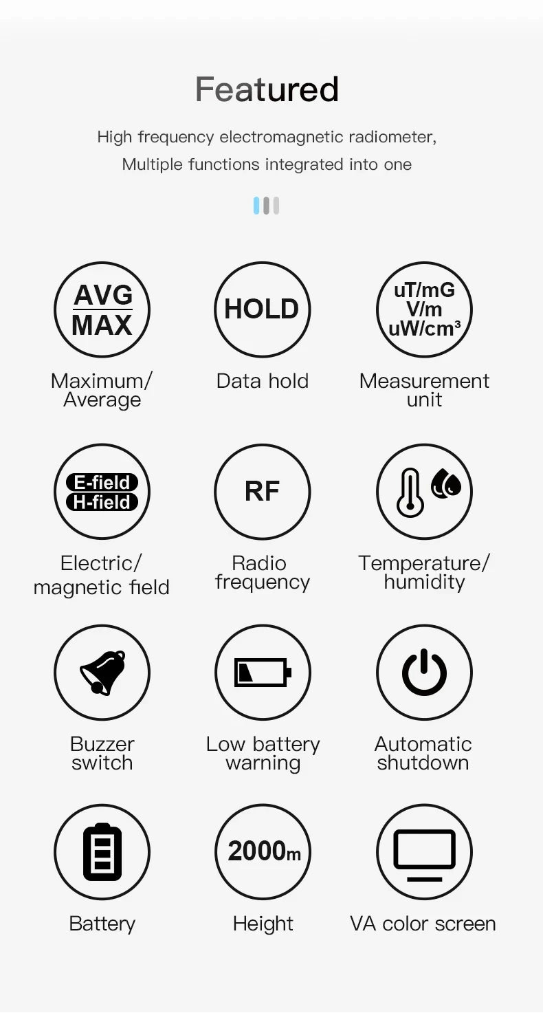 Electromagnetic Field Radiation Detector