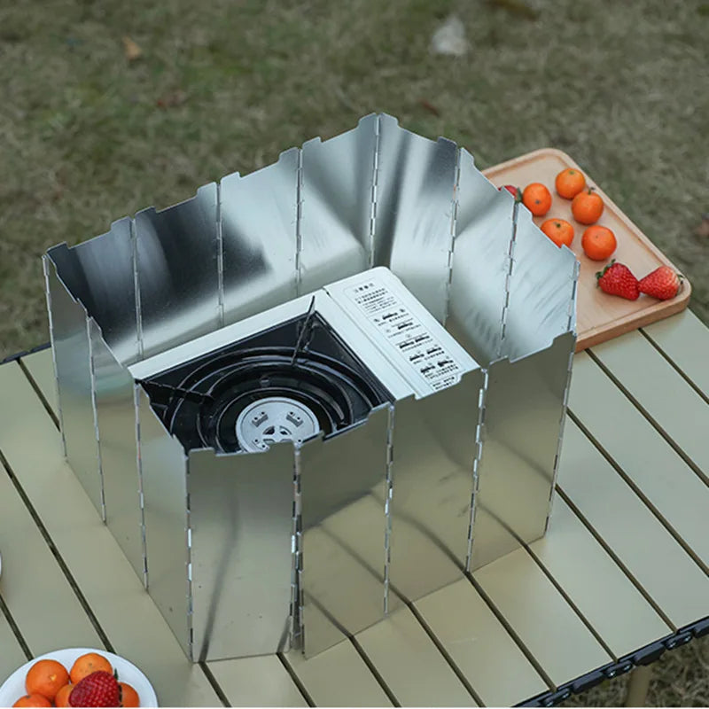 Gas Stove With Wind Shield