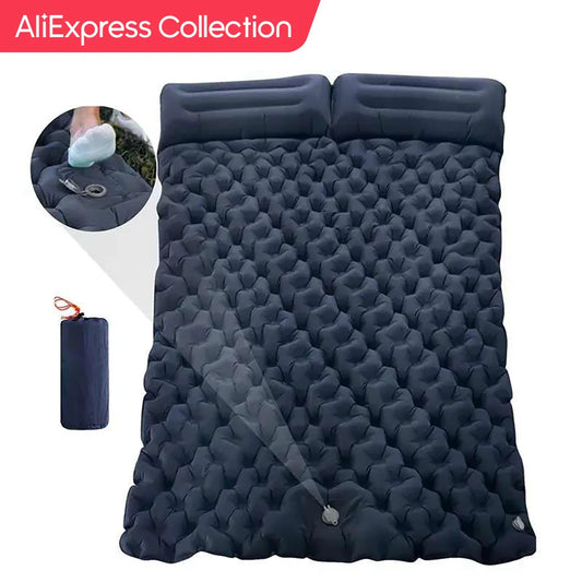 Double Mattress with Built-in Pillow