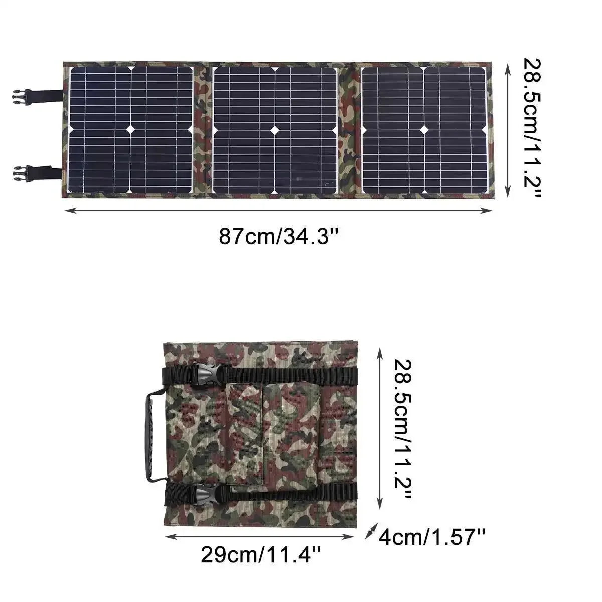 100-800W Foldable Solar Panel Kit