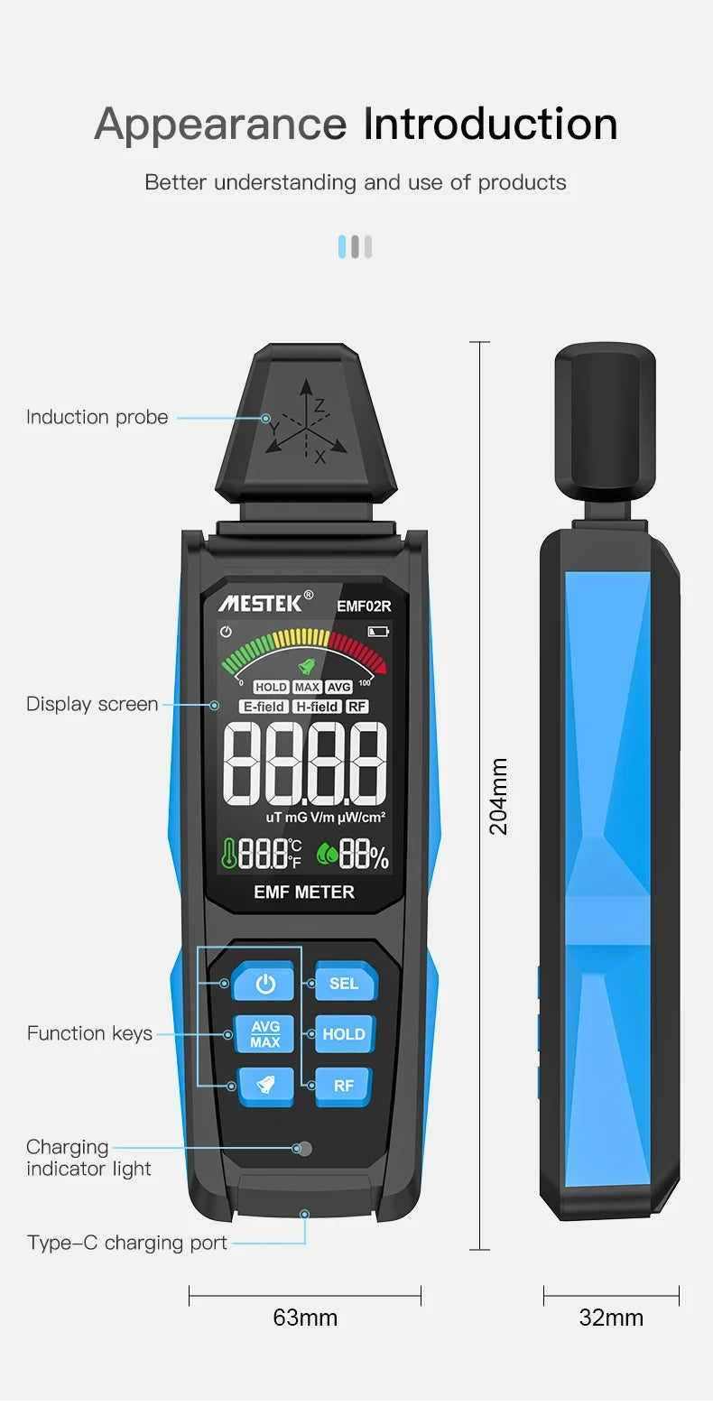 Electromagnetic Field Radiation Detector